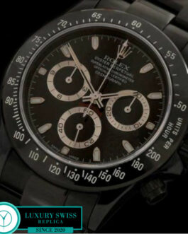 ROLEX DAYTONA PROHUNTER SWISS AUTOMATIC MOVEMENT – BLACK DIAL – LUME STICK MARKERS