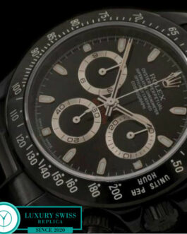 ROLEX DAYTONA PROHUNTER SWISS AUTOMATIC MOVEMENT – BLACK DIAL – LUME STICK MARKERS