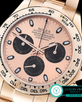 ROLEX DAYTONA SWISS AUTOMATIC MOVEMENT ROSE GOLD – GOLD DIAL