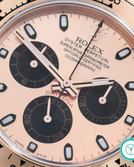 ROLEX DAYTONA SWISS AUTOMATIC MOVEMENT ROSE GOLD – GOLD DIAL