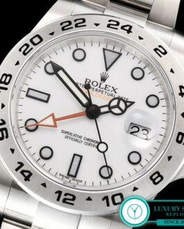 ROLEX EXPLORER II 216570 POLAR 42MM WHITE DIAL