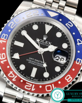 ROLEX PEPSI GMT MASTER II 126710 PEPSI CERAMIC BEZEL