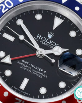 ROLEX PEPSI GMT MASTER II 16710 RED & BLUE BEZEL