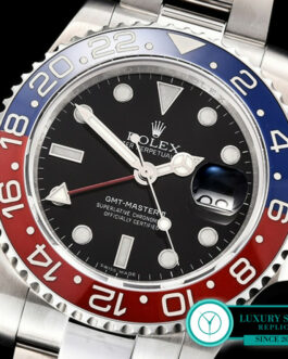 ROLEX PEPSI GMT MASTER II 116719 RED & BLUE CERAMIC BEZEL