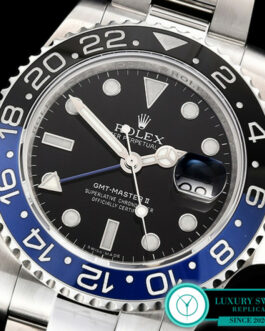 ROLEX BATMAN GMT MASTER II 116710BLNR BLACK & BLUE CERAMIC BEZEL