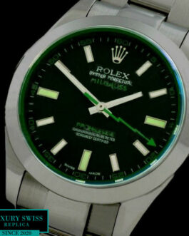 ROLEX MILGAUSS 3131 MOVEMENT PRO HUNTER MATT GREEN SPECIAL EDITION