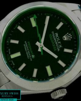 ROLEX MILGAUSS 3131 MOVEMENT PRO HUNTER MATT GREEN SPECIAL EDITION