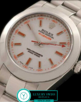 ROLEX MILGAUSS 116400 WHITE DIAL OYSTER BAND