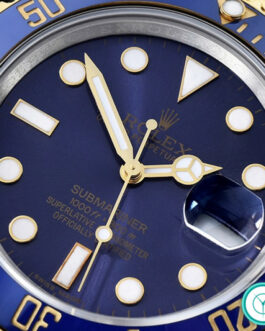 ROLEX SUBMARINER 116613LB 2 TONE CERAMIC BEZEL BLUE DIAL