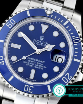 ROLEX SUBMARINER 116619LB CERAMIC BEZEL BLUE DIAL