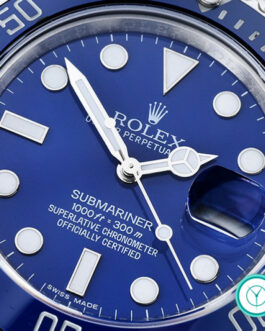 ROLEX SUBMARINER 116619LB CERAMIC BEZEL BLUE DIAL