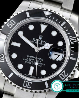 ROLEX SUBMARINER 116610LN CERAMIC BEZEL BLACK DIAL