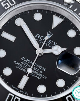 ROLEX SUBMARINER 116610LN CERAMIC BEZEL BLACK DIAL