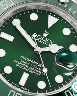 ROLEX SUBMARINER 116610LV CERAMIC BEZEL GREEN DIAL