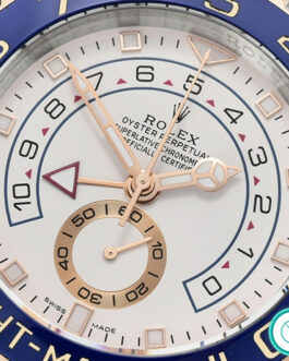 ROLEX YACHT-MASTER II 2 TONE 18K EVEROSE GOLD 116681 CERAMIC BEZEL