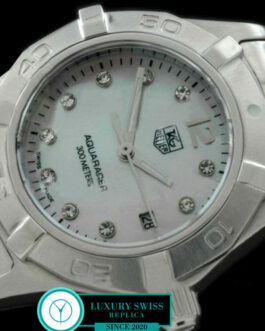 TAG HEUER AQUARACER LADIES 27MM SWISS QUARTZ MOP WHITE