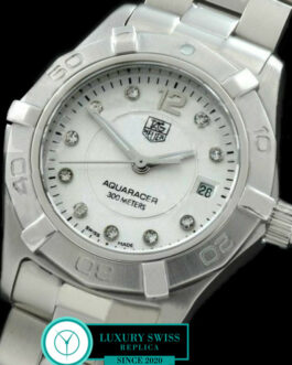 TAG HEUER AQUARACER LADIES 27MM SWISS QUARTZ WHITE