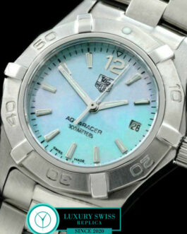 TAG HEUER AQUARACER LADIES 27MM SWISS QUARTZ MOP LIGHT BLUE