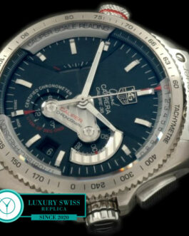 TAG HEUER GRAND CARRERA CALIBRE 36 CHRONOGRAPH SWISS AUTOMATIC BLACK RUBBER STRAP