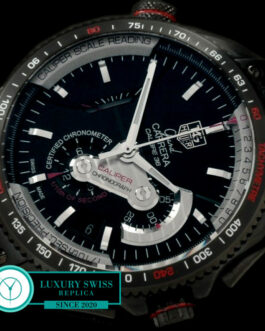 TAG HEUER GRAND CARRERA CALIBRE 36 CHRONOGRAPH TITANIUM SWISS AUTOMATIC BLACK RUBBER STRAP