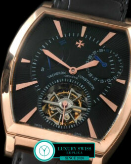 VACHERON CONSTANTIN MALTE FLYING TOURBILLON ROSE GOLD BLACK