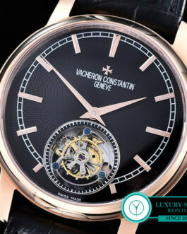 VACHERON CONSTANTIN TRADITIONNELLE  TOURBILLON ROSE GOLD BLACK