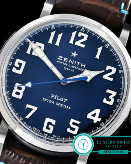 ZENITH PILOT TYPE 20 MONTRE D’AERONEF EXTRA SPECIAL BLUE LIMITED EDITION